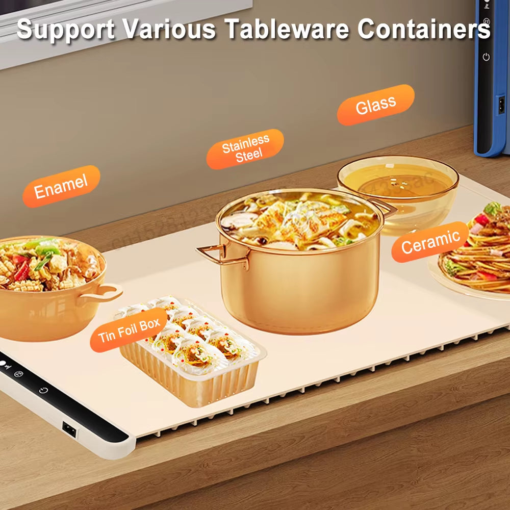 Chefology Electric Warming Tray with Adjustable Temperature - Mega Finds Co