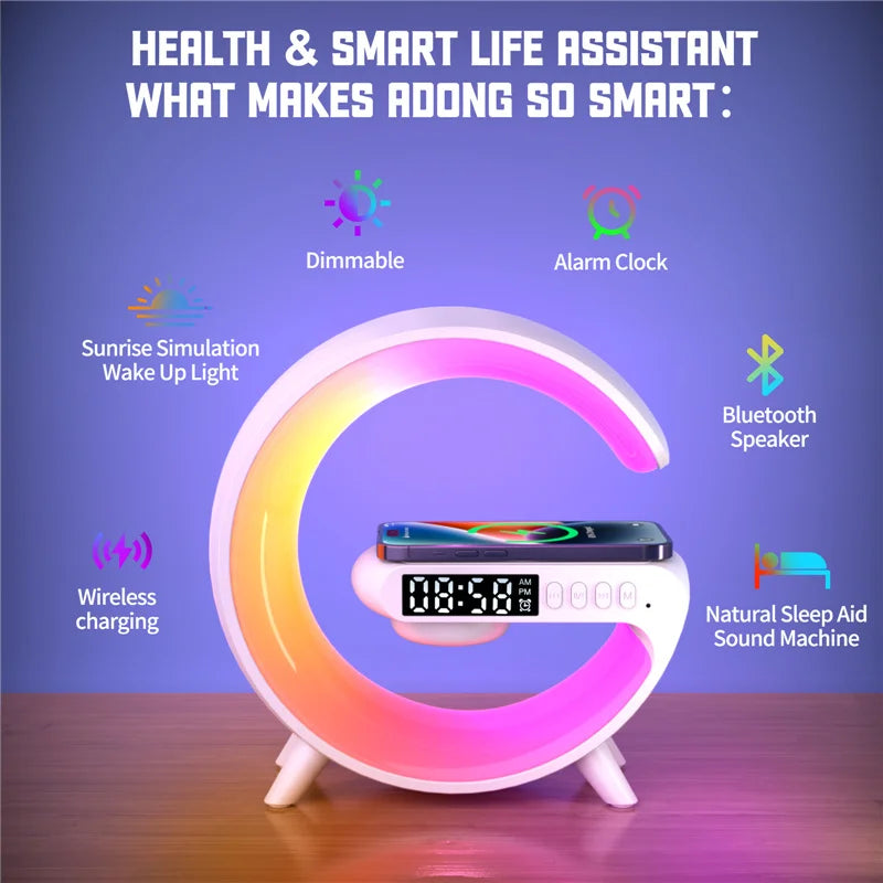 Grafton Bluetooth Speaker with Wireless Charge Pad - Mega Finds Co