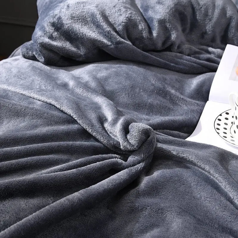 Fluffy Warm Super Soft Flannel Blanket