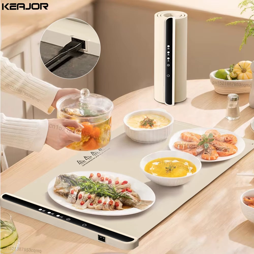 Chefology Electric Warming Tray with Adjustable Temperature - Mega Finds Co