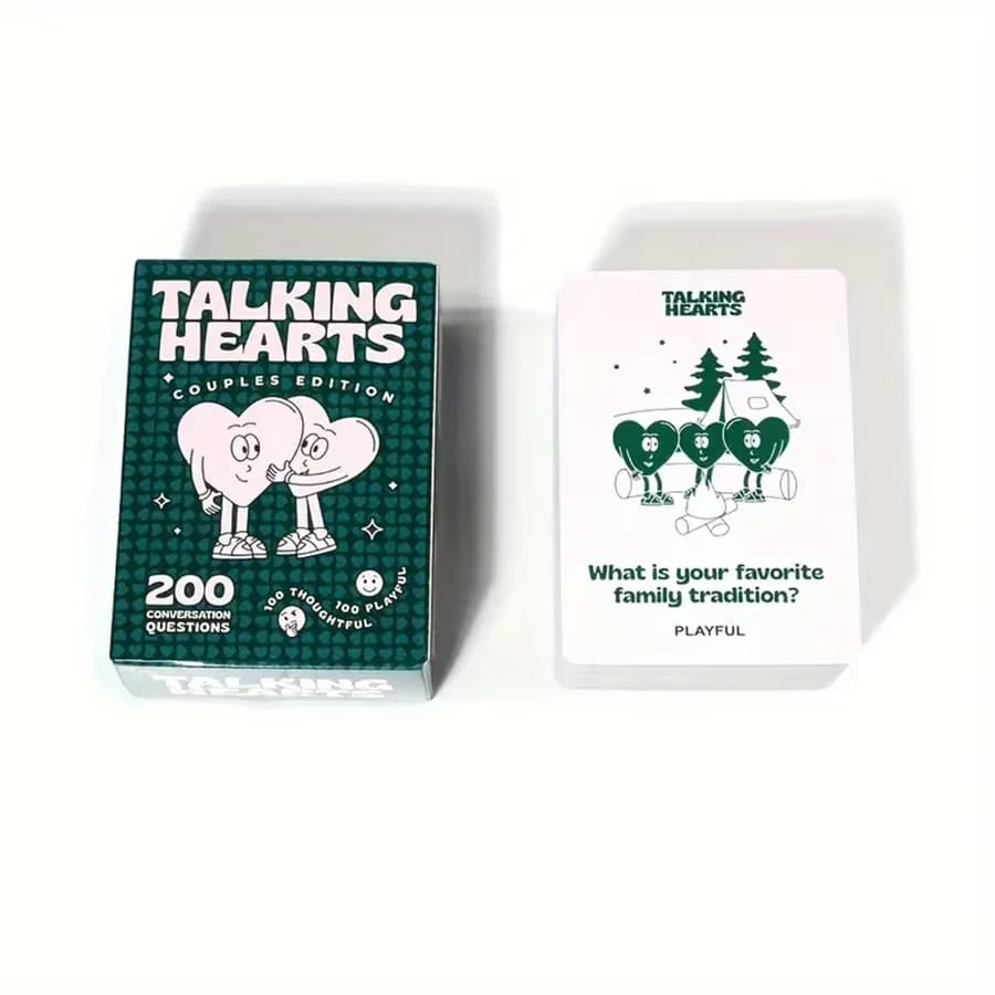 Talking Hearts- Conversation Starter Cards For Couples