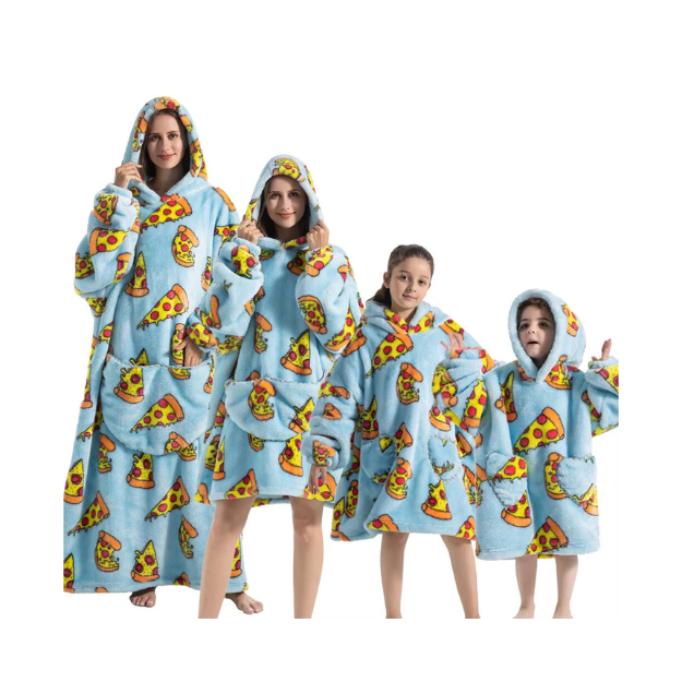 SoComfy Pizza Blanket Hoodie