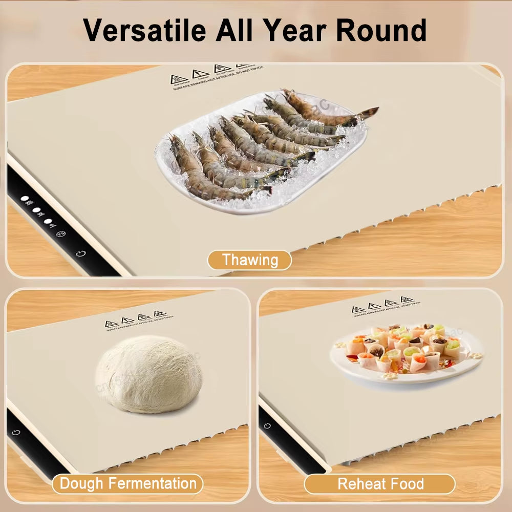 Chefology Electric Warming Tray with Adjustable Temperature - Mega Finds Co