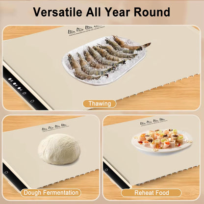 Chefology Electric Warming Tray with Adjustable Temperature - Mega Finds Co